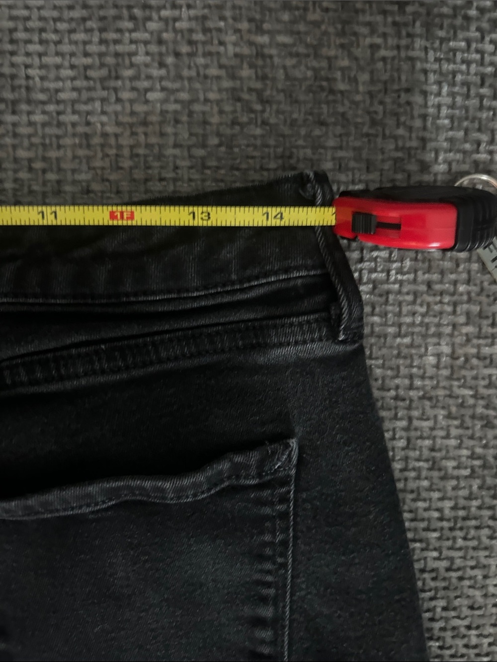 a.n.a A New Approach Women’s Size 14 Mid Rise Skinny Black Stretch Jeans - Picture 11 of 12